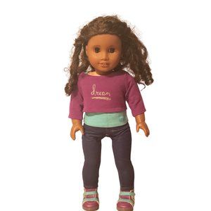 American Girl Gabriela McBride "Girl of the Year" 2017 Retired 18 inch Doll